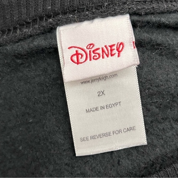 Disney Mickey Mouse Holiday Christmas Crewneck Popover Sweater Size 2X - Picture 9 of 9